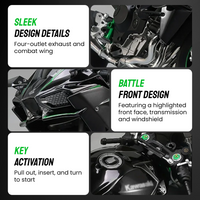 1:6 Kawasak Ninja H2R - With Smoke