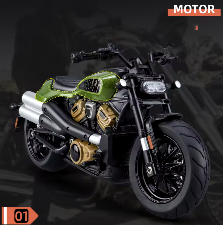 1:12  Harly-Davidsn Sportster