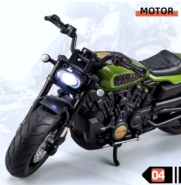 1:12  Harly-Davidsn Sportster